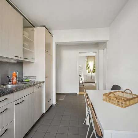Comfortable In Oerlikon 20 Minutes Away From Airport Lägenhet *